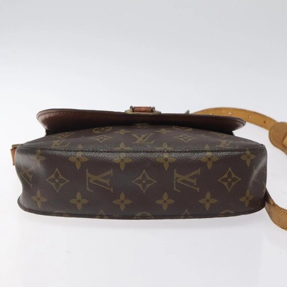 LOUIS VUITTON Monogram Monogram Saint Cloud GM Shoulder Bag M51242 Auth 122628 - Picture 7 of 16